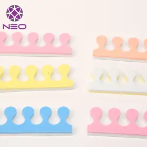 Toe Separators Pedicure Colorful Disposable Nail Equipment Available In Stock Fast Shipment From Vietnam