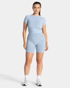 Camiseta Casual Ajustada para Mujer, Suave y Transpirable, Top de Verano con Manga Raglán, 100% Algodón, Apliques Estampados Personalizables - Product Image 3