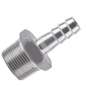 ปลั๊กเชื่อมต่อแบบยืดหยุ่นสแตนเลส 304 พร้อมเกลียวตัวผู้ขนาด 13 มม. x 1/2 นิ้ว เมตริก สำหรับการบำบัดน้ำ - Product Image 5