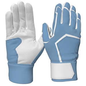 Premium Baseball Pitcher Right-Handed Batting Gloves <b>Full</b> Finger Leather Palm Breathable Non <b>Slip</b> Adjustable Wrist Strap Sports - Product Image 5