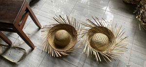 Chapeau à large bord vierge en paille de papier écologique disponible pour la personnalisation DIY, vente en gros, style mexicain Bangora - Product Image 6