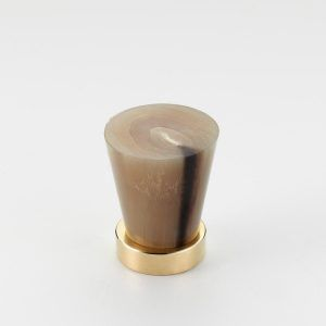 Polished Animal Nautical Solid Buffalo Horn Cabinet <b>Knob</b> Eco-Friendly Home Decor From India By HF Crafts - Product Image 2