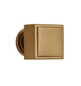 Manijas de Puerta de Latón Fundido, Elegantes y Duraderas, Perfectas para Interiores de Casas Modernas o Clásicas, Cuadradas Doradas - Product Image 1