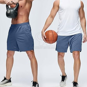 Men's Solid Casual Mid Waist Training Mesh Shorts High Quality Quick Dry Customizable 2026 - Product Image 2