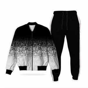 Conjunto de 2 Piezas de Traje Deportivo y Body para Actuaciones en Escenario, Unisex, con Logotipo Personalizado, Material de Spandex/Poliéster, para Bailarines Adultos - Product Image 1