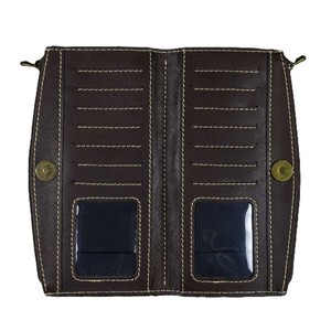 Premium Tan Brown Real Leather <b>Long</b> Purse Double Zipper Phone Pouch Document Holder Multiple Card Slots Business Case <b>For</b> <b>Men</b> - Product Image 6