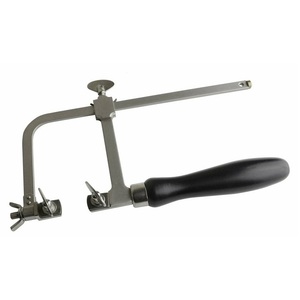 Sierra de marco para carpintería estilo alemán, tipos 60/75/80/90/100/120/150 mm, profundidad ajustable, mini herramienta de corte para joyería, sierra de mano - Product Image 6