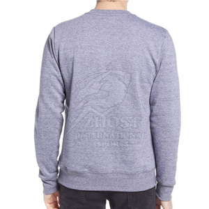 เสื้อสเวตเชิ้ตคอกลมผู้ชาย สีเทา ผ้าฝ้าย 100% ทรงปกติ ถักทอเรียบ สไตล์ Y2K สำหรับใส่ลำลองหรือเป็นทางการ เหมาะกับฤดูหนาวและฤดูใบไม้ร่วง สตรีทแวร์ - Product Image 3