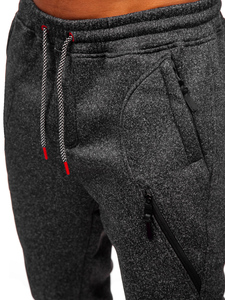 Pantalon de survêtement homme personnalisé OEM en molleton de coton, coupe ajustée, taille élastique, décontracté, vente en gros - Product Image 5