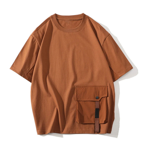 เสื้อยืดผู้ชายขายส่ง ผ้าฝ้าย 100% เสื้อยืดโอเวอร์ไซส์เนื้อหนาสำหรับผู้ชาย ผ้าฝ้าย ไซส์พลัส พิมพ์โลโก้ตามสั่ง ปี 2025 - Product Image 6