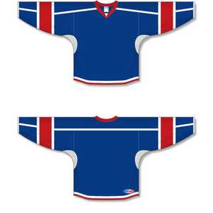 เสื้อฮอกกี้น้ำแข็งและชุดยูนิฟอร์มแบบกำหนดเอง โพลีเอสเตอร์/คอตตอน พิมพ์ลายแบบซับลิเมชั่น แขนสั้น พิมพ์ลายด้านหน้า คุณภาพพรีเมียม - Product Image 5