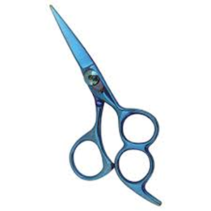 Premium Grade Titanium Blue Coated Hair Styling Scissors 6 Inch 6.5 Inch Barber <b>Shears</b> Razor Sharp Edge Salon Hair Cutting Tool - Product Image 2