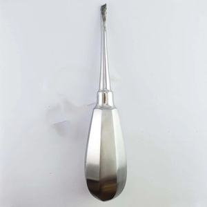 เครื่องมือถอนรากฟันแบบใช้ซ้ำได้ Bone Bridge Instruments BBI-063 (ด้านขวา) สีเงิน สแตนเลสสตีล ด้ามจับตามหลักสรีรศาสตร์ ได้รับการรับรองมาตรฐาน CE - Product Image 5