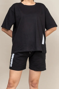 Nouveauté : Ensemble T-shirt et short décontracté pour homme, motif léopard, 100 % coton, séchage rapide, manches courtes, vêtements OEM, 2 pièces - Product Image 3