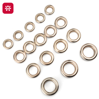 Œillets ronds en métal personnalisés pour rideaux, valises, ceintures en toile, œillets, boucles de lacets et cercles.