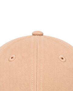 Manufacturer Custom Peach Beige And Olive Green Two Tone Baseball Cap Adjustable Unisex Cotton Casual Sports Outdoor Fashion <b>Hat</b> - Product Image 4