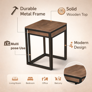 Ensemble de tables d'appoint gigognes élégantes |   Tables d'appoint modernes et peu encombrantes avec structure robuste pour salon, chambre et bureau - Product Image 5