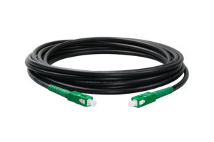 SpeedyFiberTX 500 mètres 4.8mm 1 fibre robuste Drop monomode Simplex SC/APC SC/APC extérieur résistant aux UV Cordon de raccordement en fibre Jumper - Product Image 2