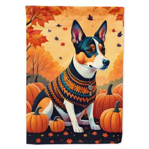 Drapeau multicolore Basenji Fall Garden Décoratif Boîte aux lettres et Patio Artwork for Yard & Lawn Signs for Flower Beds - Product Image 1
