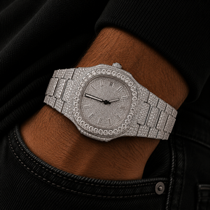Luxury <b>diamond</b> wristwatch with brown dial and sparkling bracelet showcasing timeless elegance refined craftsmanship and stylish - Product Image 3