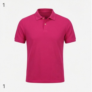 เสื้อโปโลผู้ชายแบบสั้น แขนสั้น ผ้าฝ้าย ไซส์ใหญ่ สตรีทแวร์ ระบายอากาศได้ดี รับออกแบบโลโก้ OEM สีสันตามสั่ง - Product Image 1