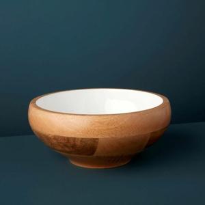 Bol à fruits au design moderne, émaillé, en bois, pour la décoration de la maison, les fêtes, la présentation de la vaisselle, fait main - Product Image 5