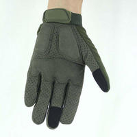 Gants tactiques de défense personnelle TPR à doigts entiers, compatibles écran tactile, pour extérieur, avec protection des phalanges, résistants aux coupures et aux impacts