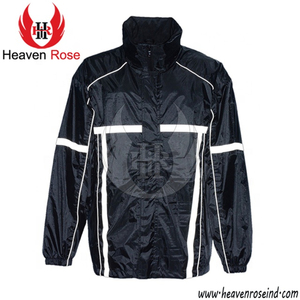 <b>Waterproof</b> Reflective Rain Suit Jacket & Pants Set Windproof Motorcycle Rainwear OEM Wholesale B2B Custom Logo 2-Piece - Product Image 2