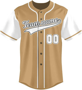 Uniformes de Equipo Personalizados al por Mayor, Uniformes de Béisbol Transpirables con Mangas de Dos Tonos, Ropa de Softbol de Talla Grande, Pedidos al por Mayor - Product Image 5