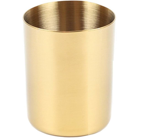 Desk <b>Storage</b> Organizer New Arrival Brass Pen Holder for Home Decoration Gold Iron Pen Holder <b>Tabletop</b> Pen Holder - Product Image 5