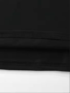 T-shirt noir personnalisé avec logo en strass, tee-shirt orné de cristaux brillants, style hip-hop, streetwear, t-shirts oversize, toutes saisons - Product Image 3