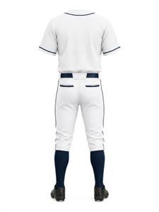Tenues de baseball personnalisées avec noms d'équipes, logos, marque privée, prix bas, grandes tailles, vente en gros, ensembles d'uniformes de baseball, designs brodés sur mesure - Product Image 6
