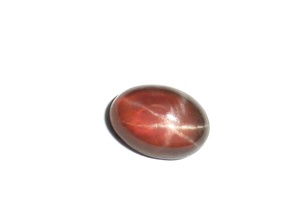 Zafiro Estrella Morado Transparente Ovalado de 5x7 mm, 0.5 Quilates, Cabujón Pulido Creado en Laboratorio con Efecto de Estrella de 6 Puntas para Joyería - Product Image 6