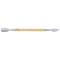 Outils jetables pour manucure, repousse-cuticules et dissolvant double extrémité en acier inoxydable, repousse-cuticules de haute qualité
