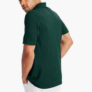 Polo de Punto para Hombre |   Camiseta Casual de Mezcla de Algodón, Camiseta de Moda - Product Image 2