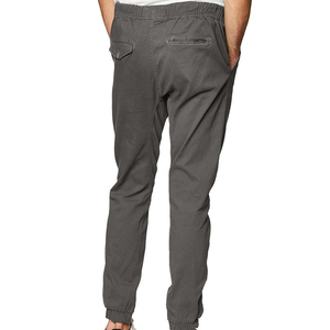 Pantalon de jogging décontracté en toile légère pour homme, personnalisable avec logo, 100 % polyester, fermeture à cordon, séchage rapide, respirant - Product Image 6