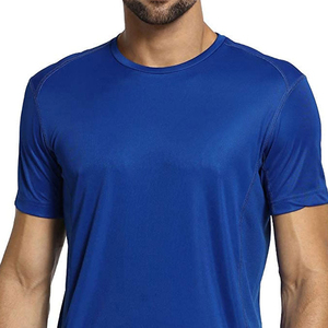 T-shirts de fitness pour hommes style urbain à col rond et manches courtes, respirants pour l'été, 100 % coton, écologiques, anti-plis, séchage rapide - Product Image 4