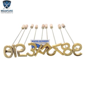 Premium Branding Irons <b>Set</b> 0 to 9 Numbers and A to Z Alphabetic Letters Livestock Identification Veterinary Instruments - Product Image 3