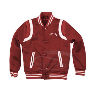 Las chaquetas universitarias más vendidas para hombre, cómoda chaqueta de béisbol de invierno, tela de lana ligera, cuello alto de buena calidad - Product Image 3