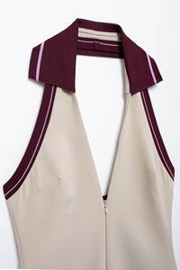 Vestido Deportivo de Invierno para Mujer, Personalizable, 100% Poliéster, Estampado, con Cierre de Media Cremallera, de Secado Rápido, para Tenis y Golf - Product Image 4