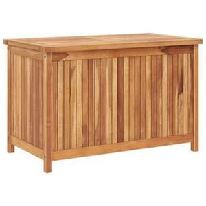 Meubles de patio en teck pour extérieur, fabriqués en Indonésie, avec boîte de rangement - Product Image 1