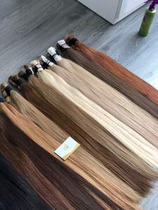 Extensiones de cabello humano virgen natural de Vietnam 100% al mejor precio, textura recta, cabello rubio a granel, 100g de Minh Khang Premium Hair - Product Image 6