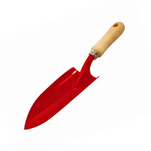 High quality Italian production steel and wood narrow hand trowel customizable color for gardening