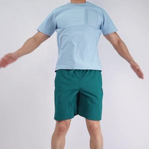 Haute qualité 79% Nylon 21% Spandex course entraînement athlétique Shorts de gymnastique solide essentiel sport entraînement bas actifs pour hommes - Product Image 2