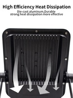 Projecteur LED de stade IP65 500W pour éclairage extérieur de bâtiments, compatible avec tour d'éclairage diesel