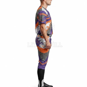 Uniforme de Béisbol Personalizado Fresh Now, Conjunto de Pantalones y Camiseta, Diseño Sublimado Premium, Poliéster Transpirable para Jugadores de Béisbol - Product Image 3