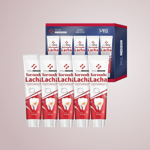 ยาสีฟันไวท์เทนนิ่ง WB Korean K-Beauty Polmedison Tornado Racha ชุด 5 ชิ้น ผลิตในเกาหลี - Product Image 1