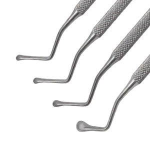 Ensemble de curettes Lucas à double extrémité # 85 # 86 # 87 # 88 Instruments chirurgicaux dentaires manuels en acier inoxydable, outils parodontaux - Product Image 4