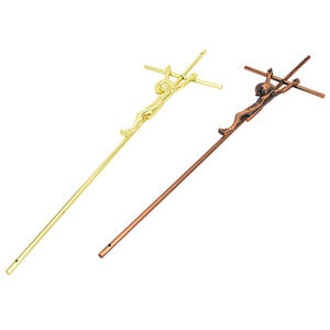 Crucifijo de la Bendición del Obispo para la Iglesia Católica, para uso en oraciones religiosas, decoración navideña para el hogar. - Product Image 2