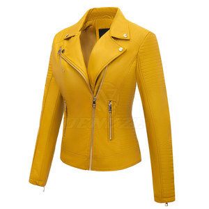 Breathable Leather <b>Jacket</b> Outdoor Use Leather <b>Jacket</b> Reasonable Price <b>Lightweight</b> <b>Women</b> Leather <b>Jacket</b> For Sale - Product Image 3